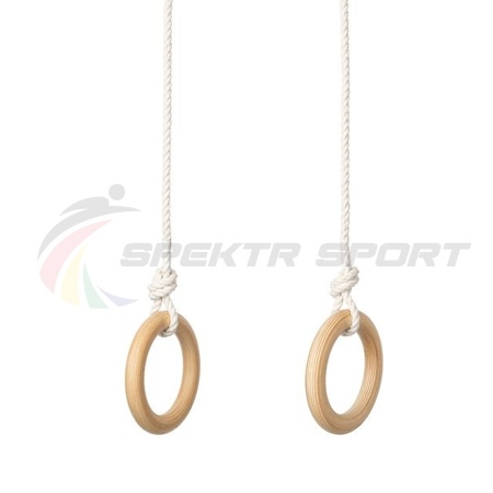 Купить Кольца гимнастические деревянные (фанера 18 мм, покрытие: эмаль, лак или пропитка) в Копейске 