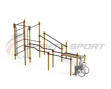 Купить Спортивный комплекс для инвалидов-колясочников WRK-D16_76mm в Копейске 